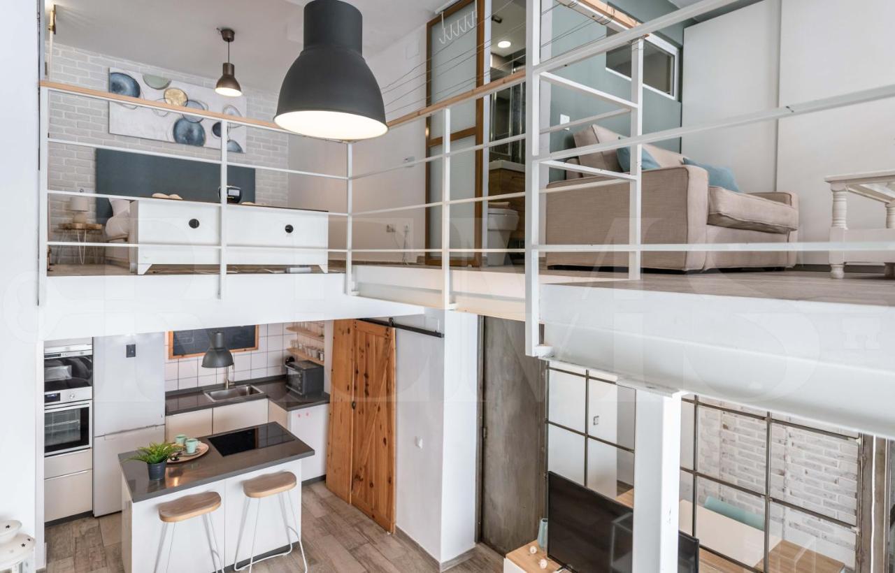 Bright Duplex Loft Next To The City Center By Rems Малага Экстерьер фото